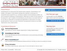 Tablet Screenshot of centralgatech.smartermeasure.com