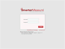 Tablet Screenshot of admin.smartermeasure.com